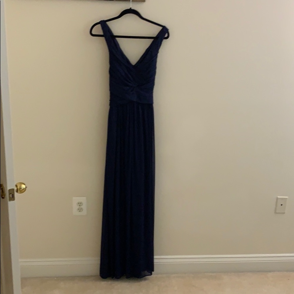 Navy bridesmaids dress